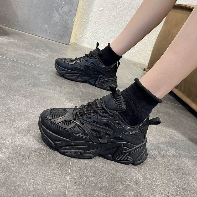 Sneakers femme unies – plates & décontractées