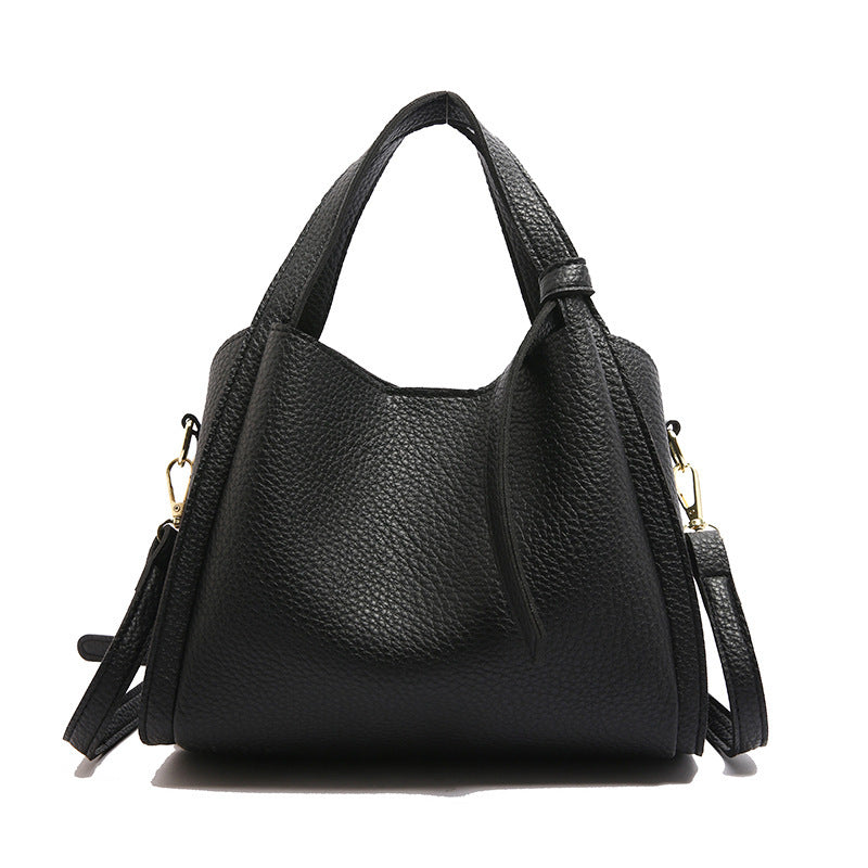 Sac seau rétro femme – style coréen Hong Kong, porté épaule