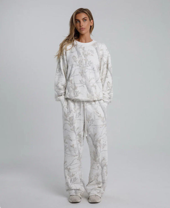 Ensemble femme – hoodie camouflage automne/hiver