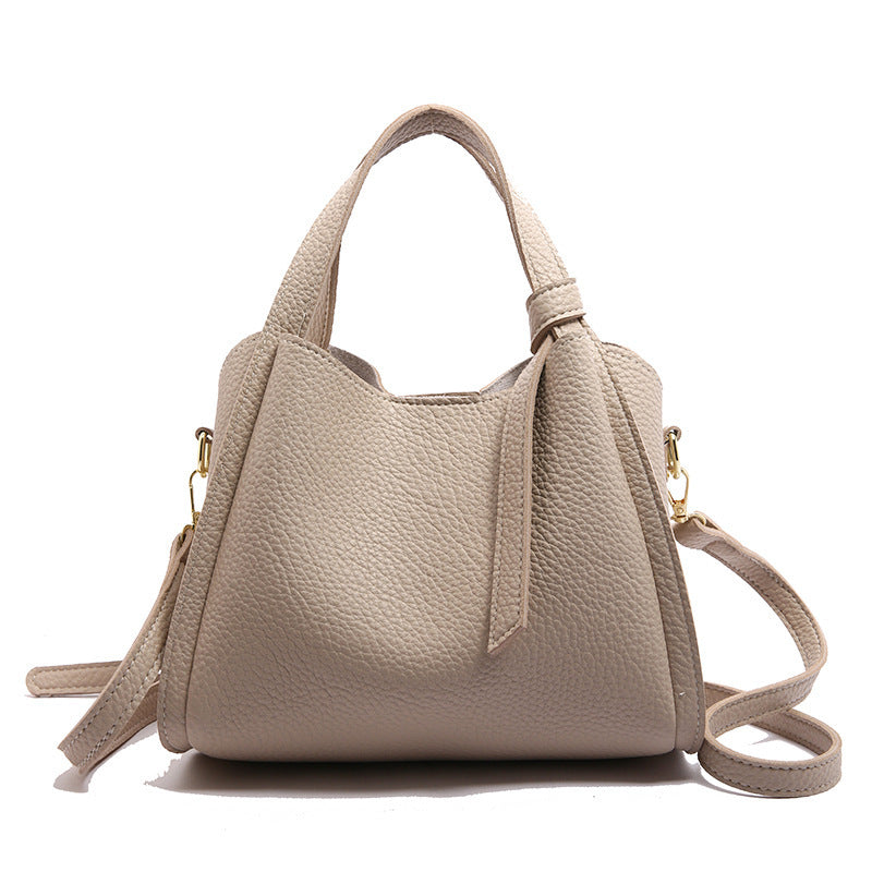 Sac seau rétro femme – style coréen Hong Kong, porté épaule