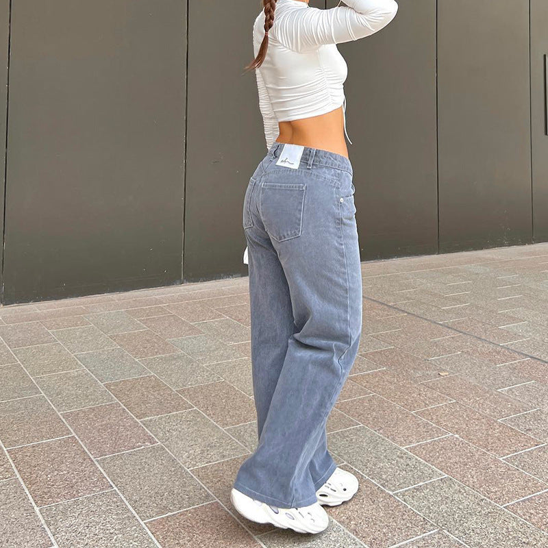 Jean loose clair – streetwear américain