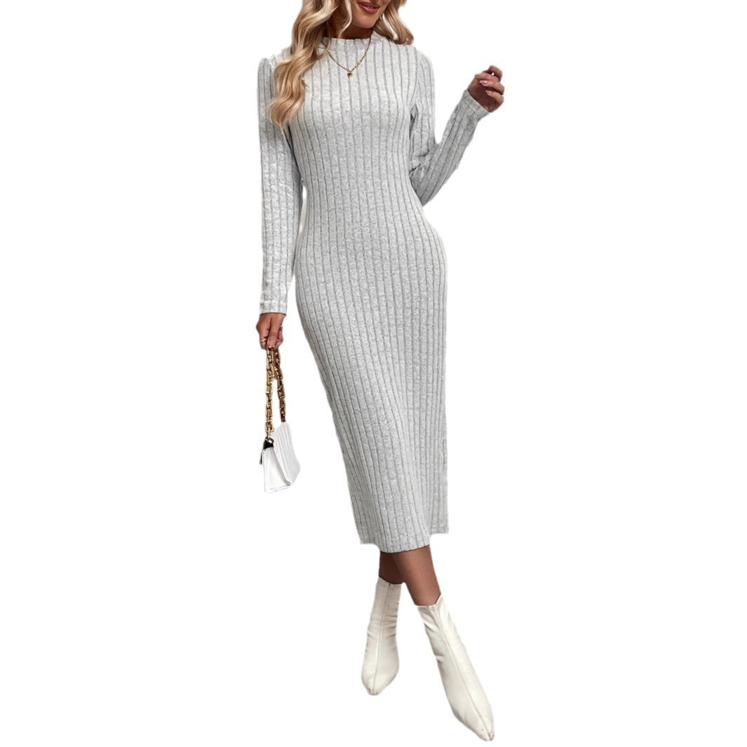 Robe femme jacquard – coupe slim automne/hiver