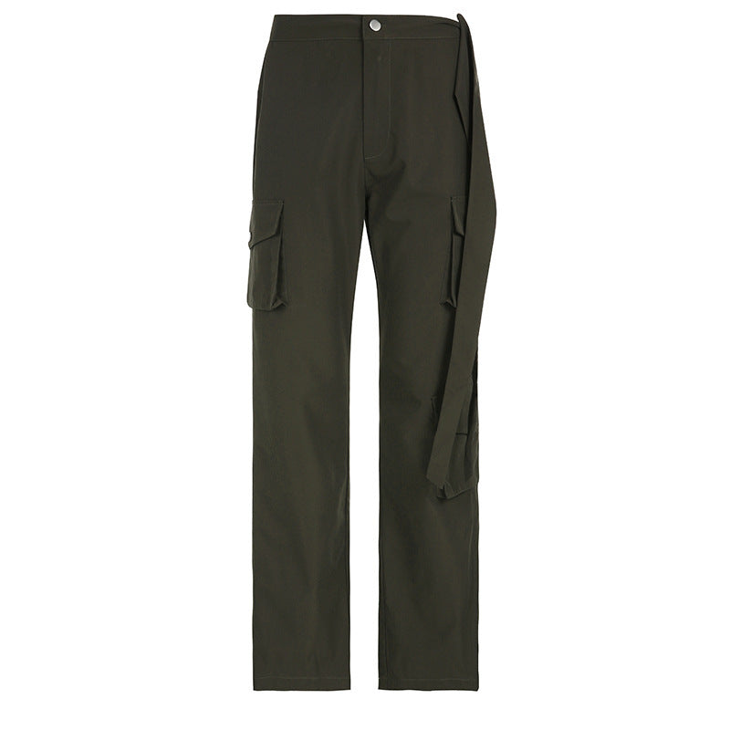 Pantalon femme ample uni – style tendance