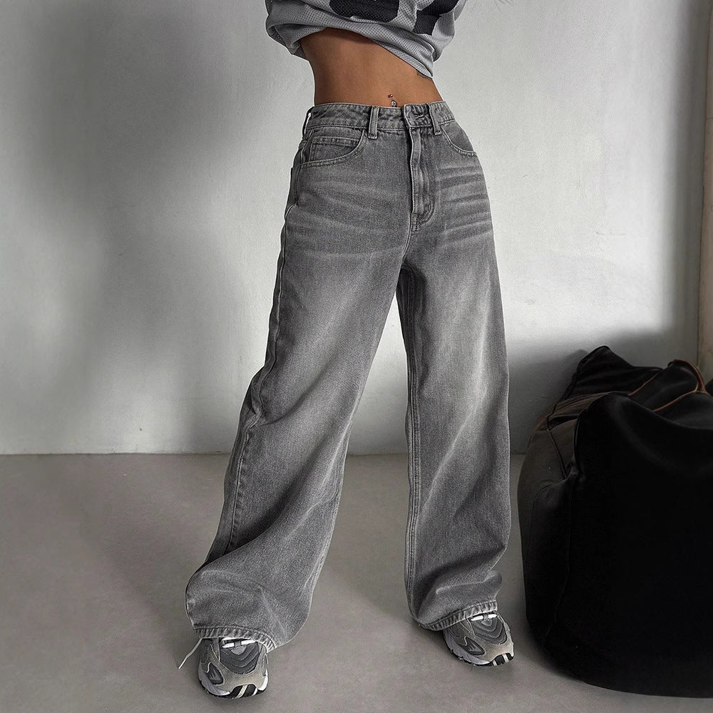 Pantalon femme taille haute – ample & tendance mi-saison
