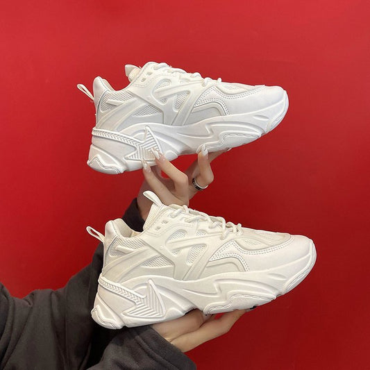 Sneakers femme unies – plates & décontractées