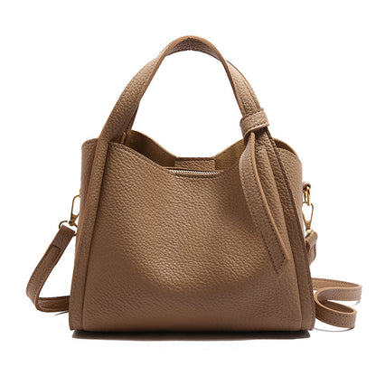 Sac seau rétro femme – style coréen Hong Kong, porté épaule