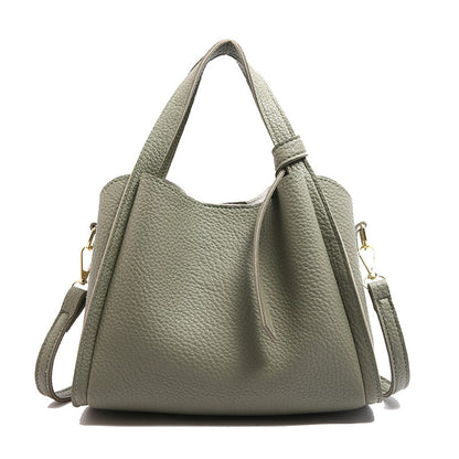 Sac seau rétro femme – style coréen Hong Kong, porté épaule